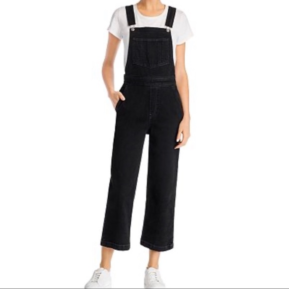 wide leg crop overalls